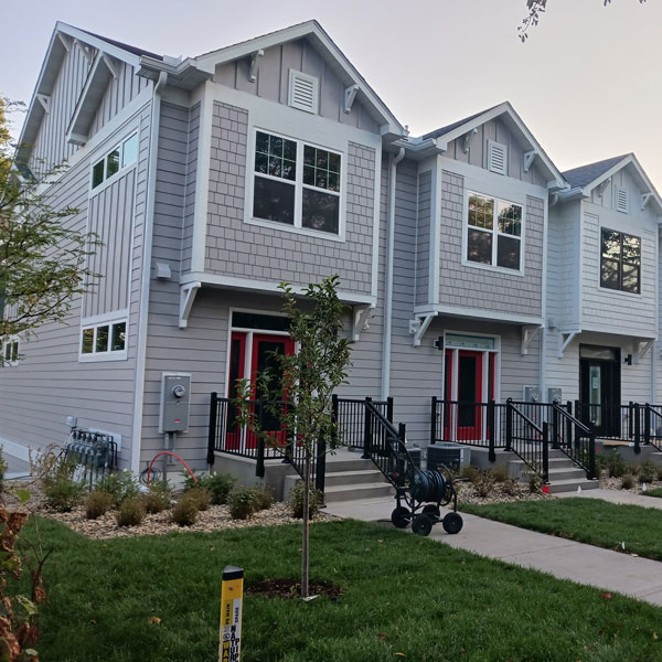 White Lap Siding House